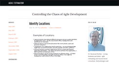 Desktop Screenshot of agileestimator.com