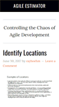 Mobile Screenshot of agileestimator.com